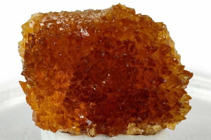Intense Orange Calcite Crystal Cluster - Poland #311587